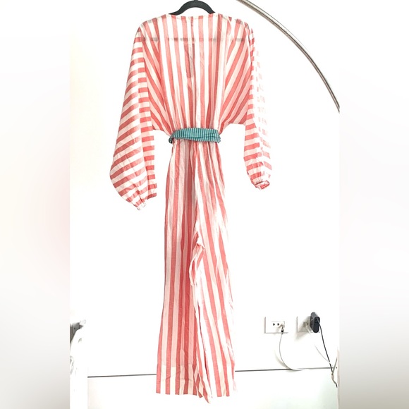 Rhode Anika Striped Jumpsuit in Peach NEW - Picture 8 of 9